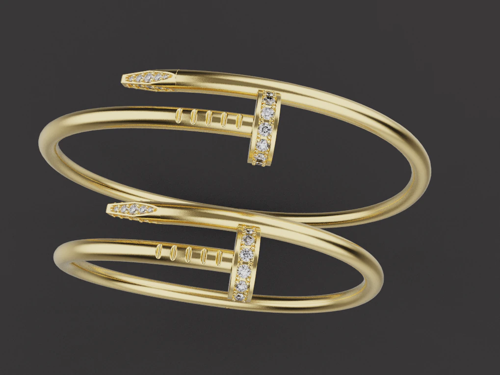 Bracelets 53650 3D Model .c4d .max .obj .3ds .fbx .stl .blend 