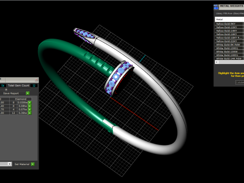 Bracelets 53650 3D Model