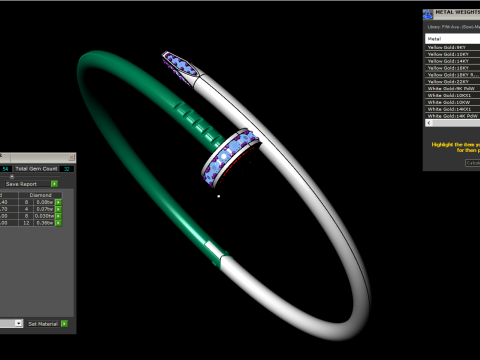 Bracelets 53650 3D Model