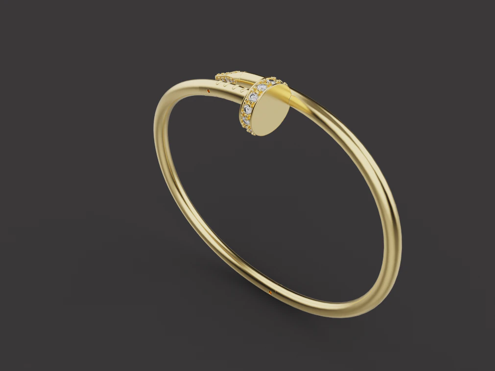 Bracelet 53646 3D Model .c4d .max .obj .3ds .fbx .stl .blend 