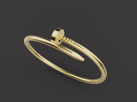 Nail Bracelet 53637 3D Model