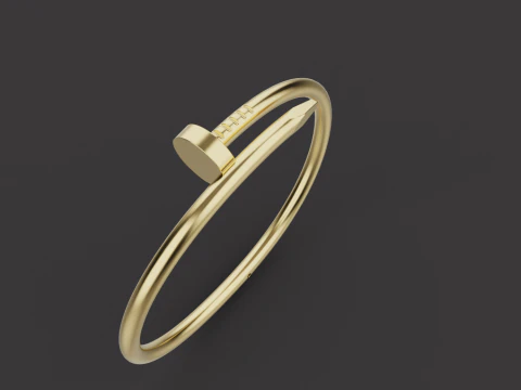 Nail Bracelet 53637 3D Model