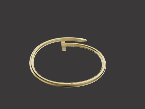 Nail Bracelet 53637 3D Model