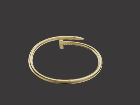 Nail Bracelet 53637 3D Model