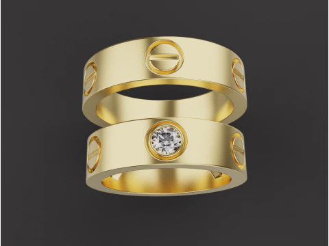 Rings 53598 3D Model