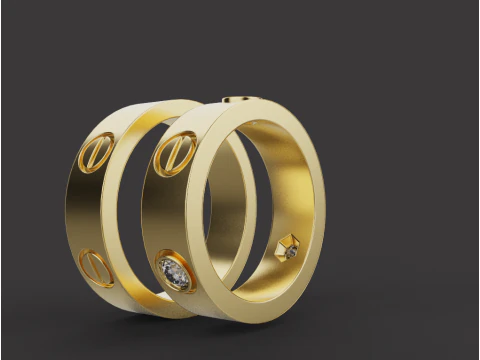 Rings 53598 3D Model