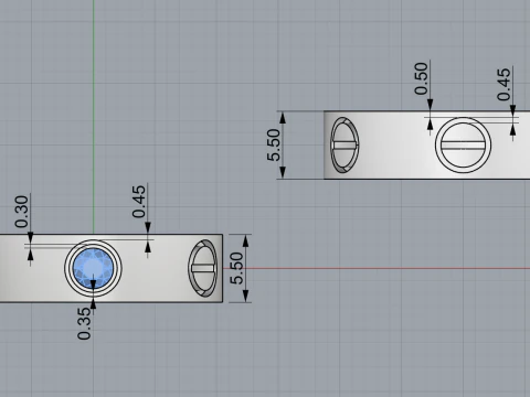 Rings 53598 3D Model