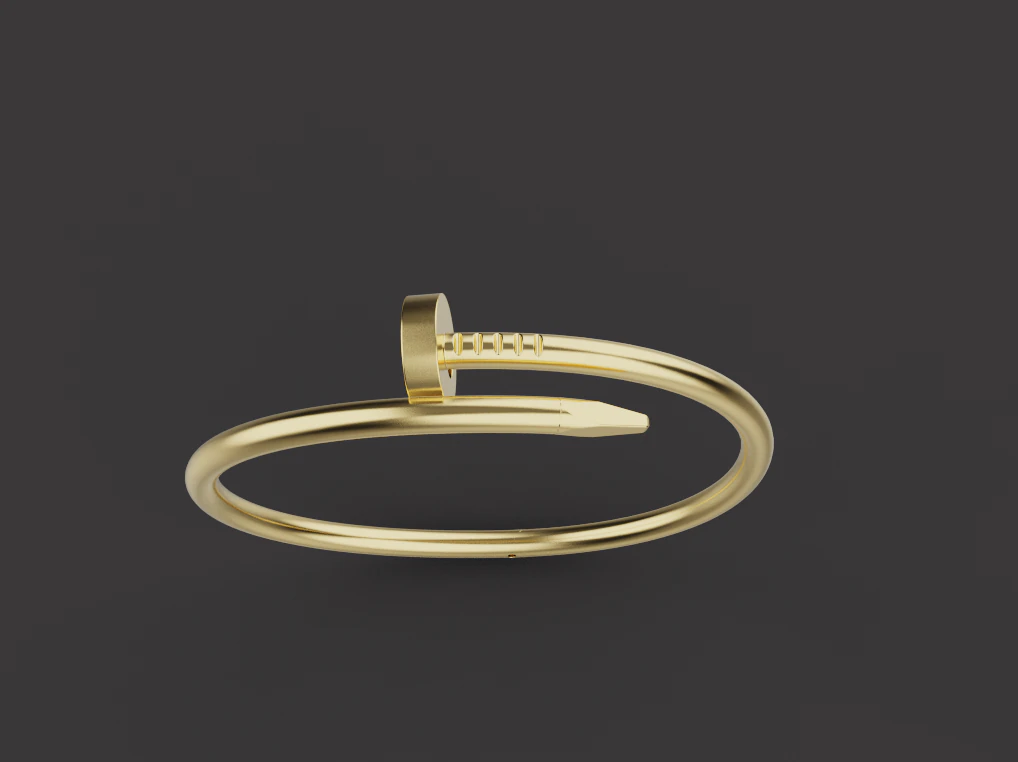 Nail Bracelet 53560 3D Model .c4d .max .obj .3ds .fbx .stl .blend 