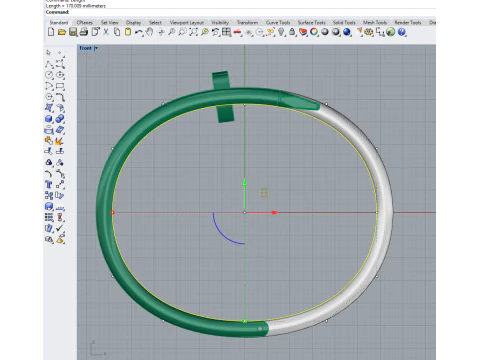 Nail Bracelet 53560 3D Model
