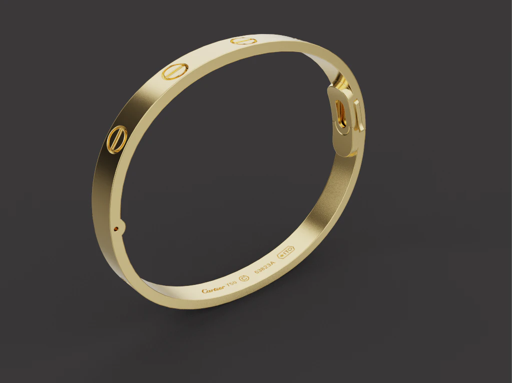 Bracelet 53517 3D Model .c4d .max .obj .3ds .fbx .stl .blend 