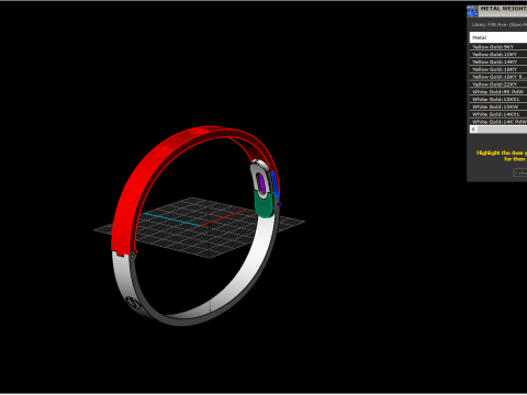 Bracelet 53517 Modèle 3D