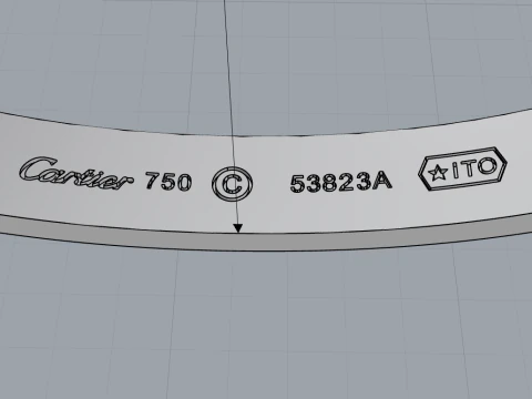 Bracelet 53517 3D Model