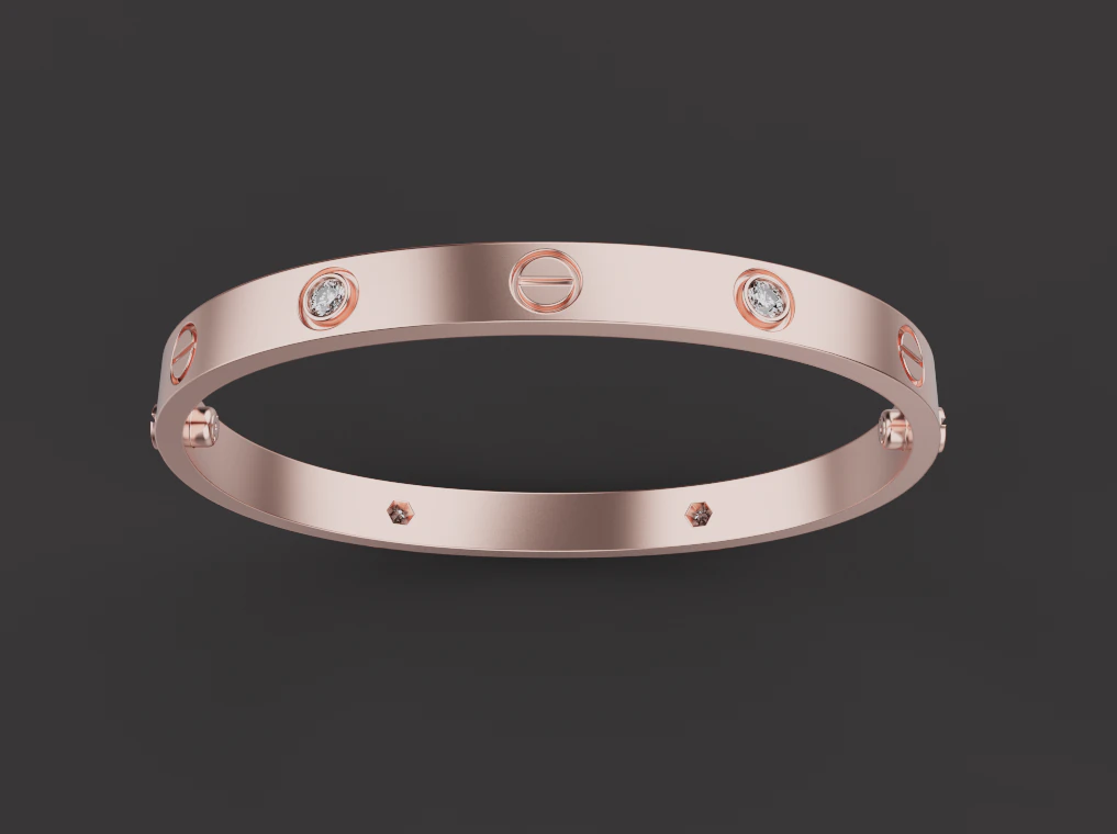 Bracelet 53513 3D Model .c4d .max .obj .3ds .fbx .stl .blend 