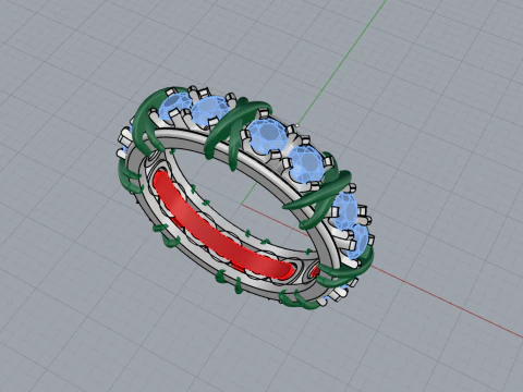 戒指53427 3D 模型