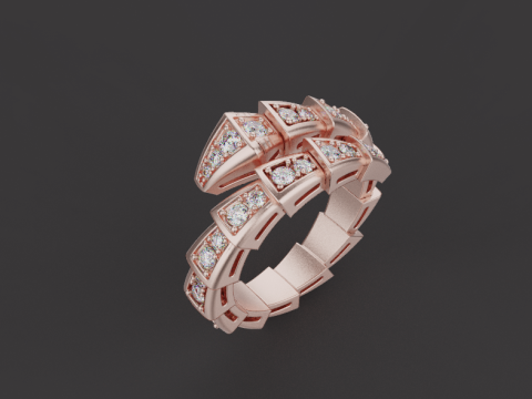 Serpent Ring 53532 3D 模型
