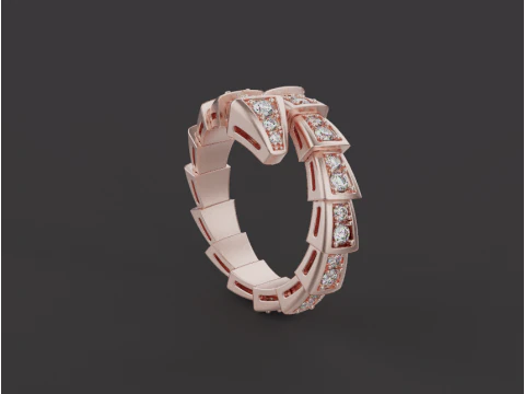 Serpent Ring 53532 3D Model