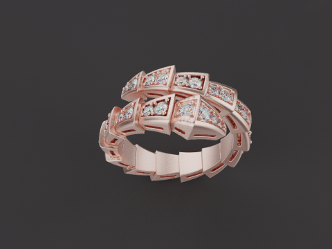 Serpent Ring 53532 Modelo 3D