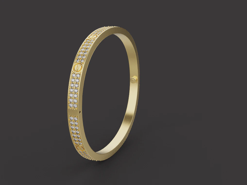 Bracelet 53426 3D Model .c4d .max .obj .3ds .fbx .stl .blend 