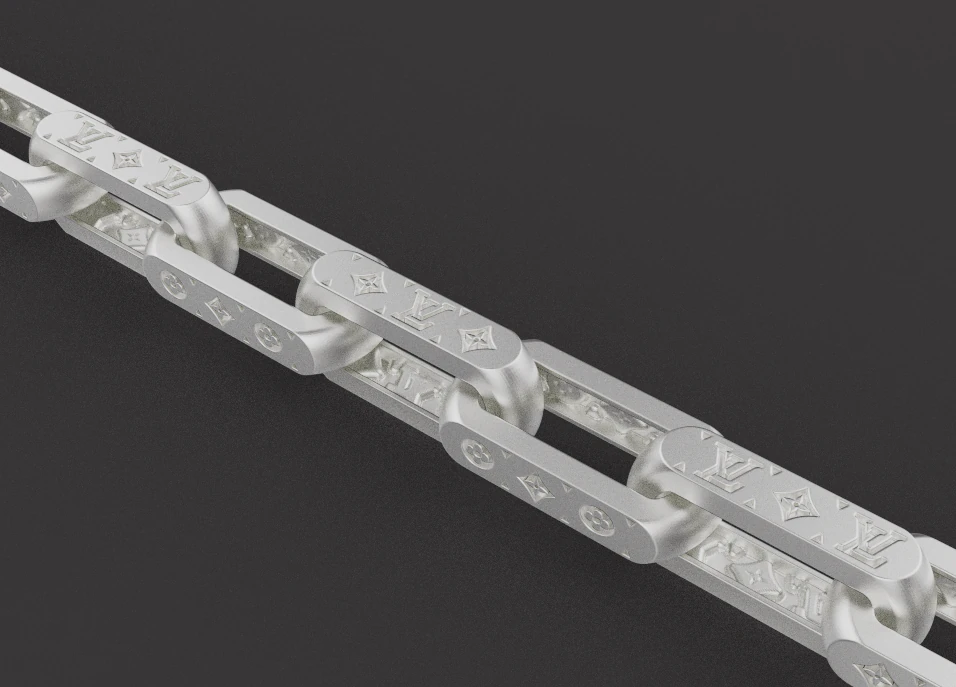 Chain 53417 3D Model .c4d .max .obj .3ds .fbx .stl .blend