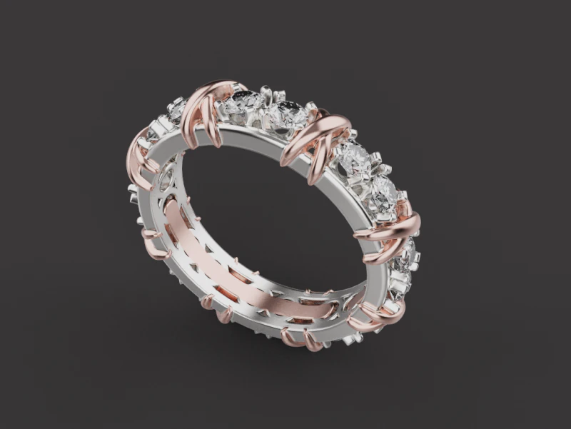 戒指53366 3D 模型 .c4d .max .obj .3ds .fbx .stl .blend