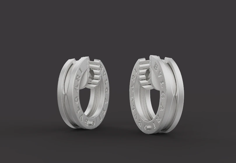 Earrings 53343 3D Model .c4d .max .obj .3ds .fbx .stl .blend 