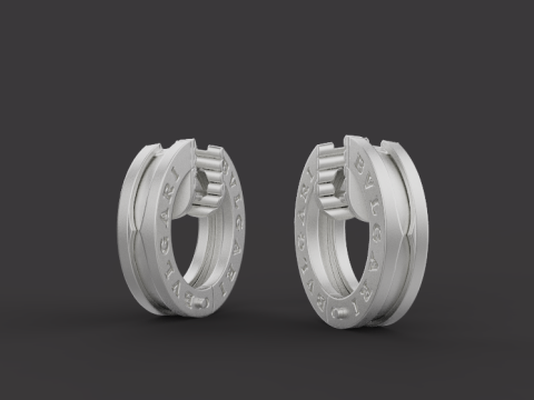 Earrings 53343 3D Модель