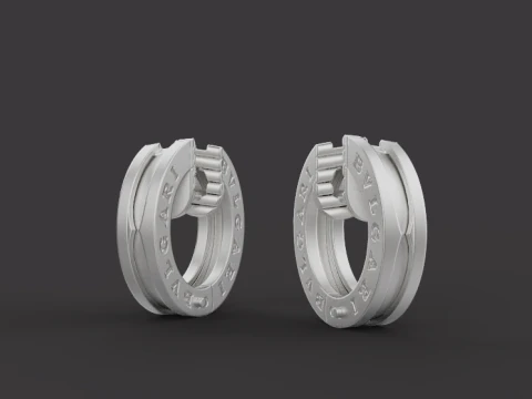 Earrings 53343 3D Model