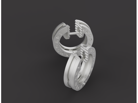 Earrings 53343 3D Modell