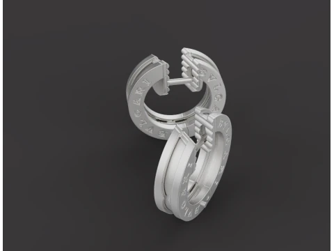 Earrings 53343 3D Model