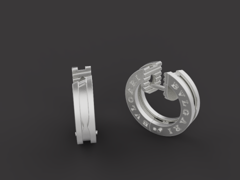 Earrings 53343 3D Modell