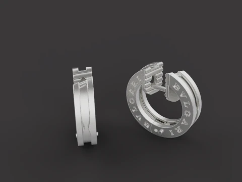 Earrings 53343 3D Model