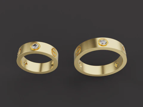 Rings 53319 3D Model