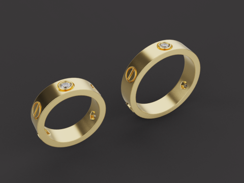Rings 53319 3D Model