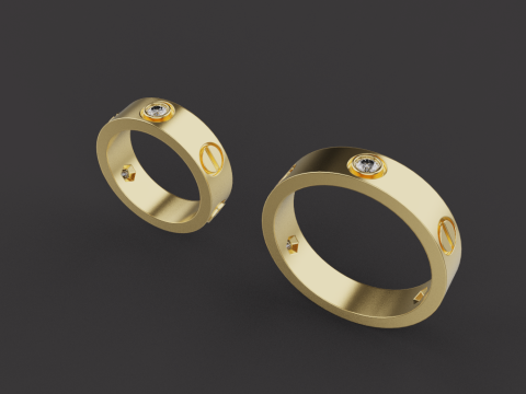 Rings 53319 3D Model