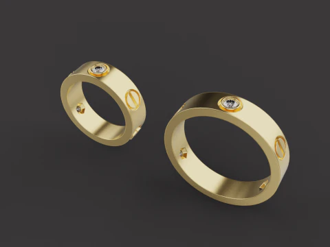Rings 53319 3D Model