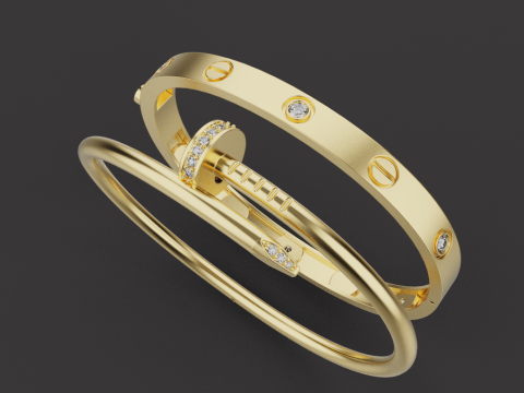 Bracelets 53317 3D 模型