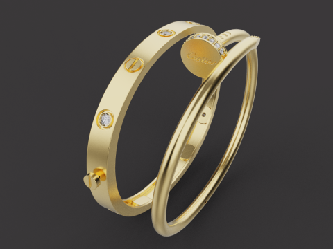 Bracelets 53317 3D 模型