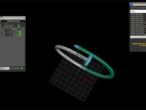 Bracelets 53317 3D Model