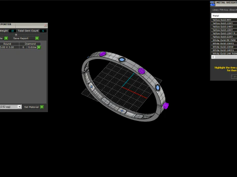 Bracelets 53317 3D Model
