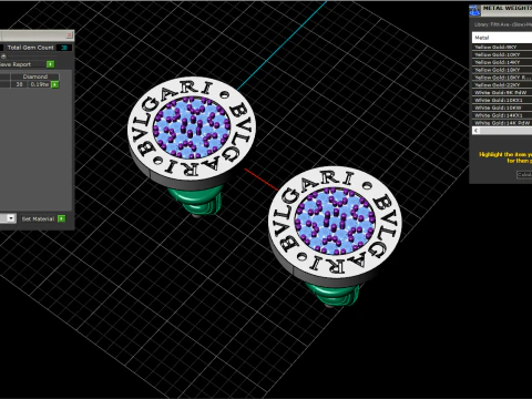 Studs 53276 3D Model