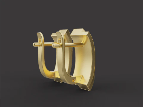 Bracelet Ring and Earrings set 53220 3D Model