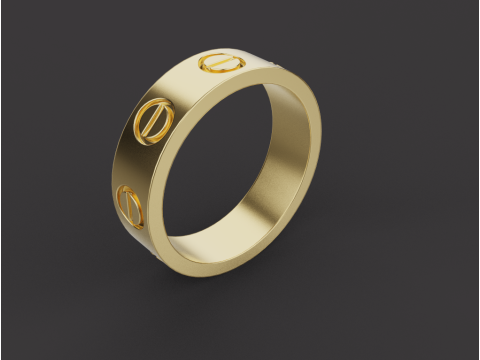 Bracelet Ring and Earrings set 53220 Model 3D