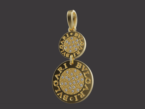Earrings 53163 3D Model
