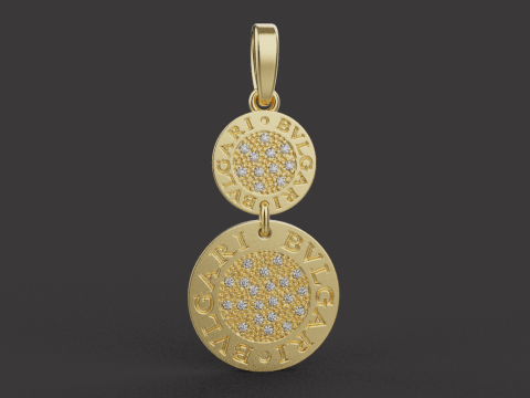 Earrings 53163 3D Model