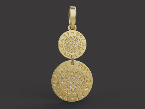 Earrings 53163 3D Model