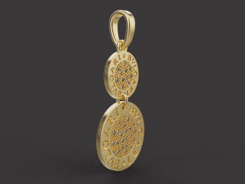 Earrings 53163 3D Model