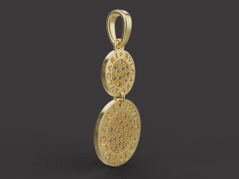 Earrings 53163 3D Model