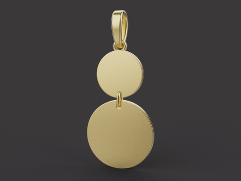 Earrings 53163 3D Model