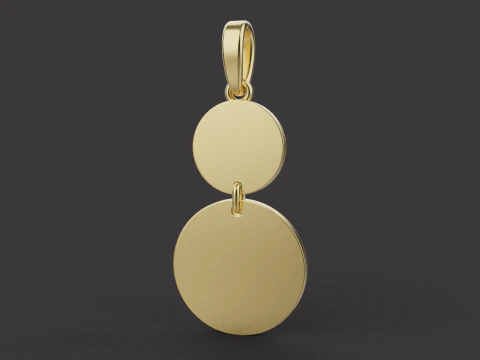 Earrings 53163 3D Model