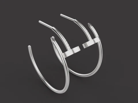 Orecchini 53103 Modello 3D